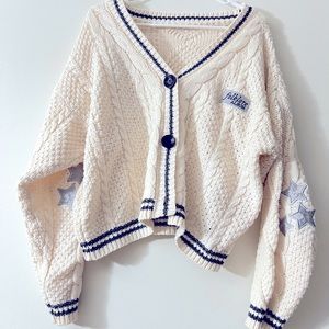 Taylor Swift Original Folklore Album Patch Authentic The Cardigan Knit Sweater